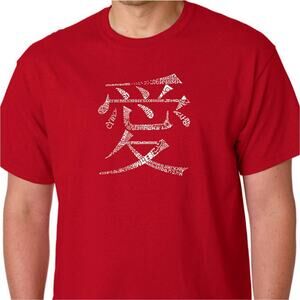 L.A. Pop Art NWT the word love in 44 languages typed graphic tshirt‎ men size XL